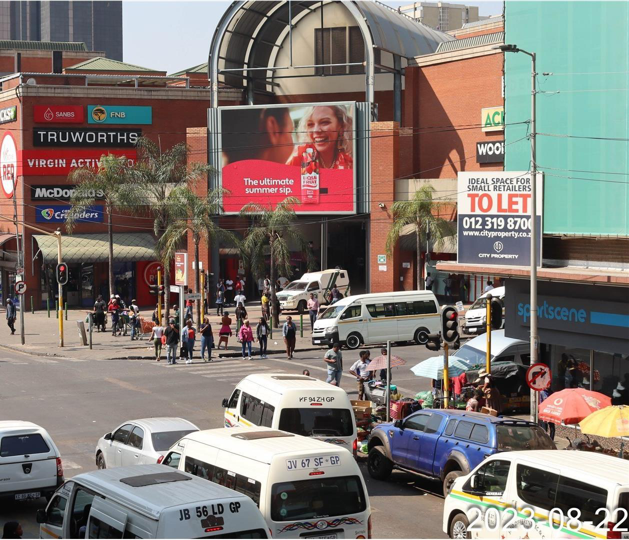 Sammy Marks Square digital screen Johannesburg