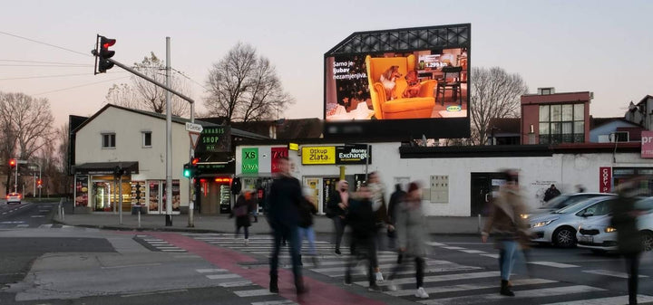 Digital Wall Screen, Selska Road, Zagreb, Croatia