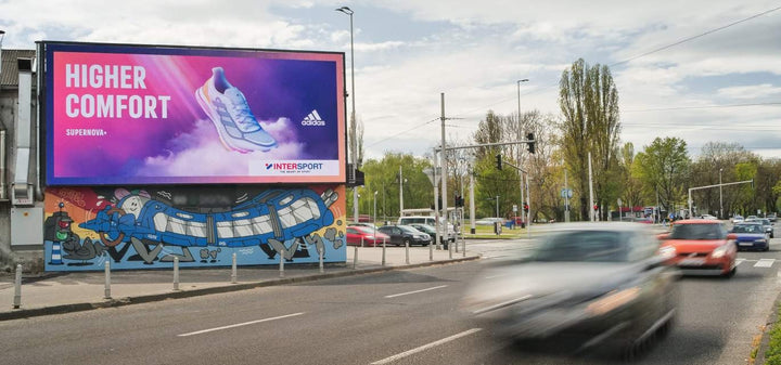 Digital Wall Screen, Savska Road, Zagreb, Croatia