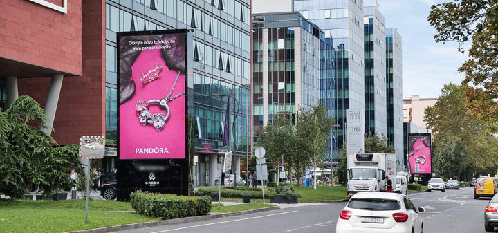 Digital Tower Screens, Radnicka Business Zone, Zagreb, Croatia