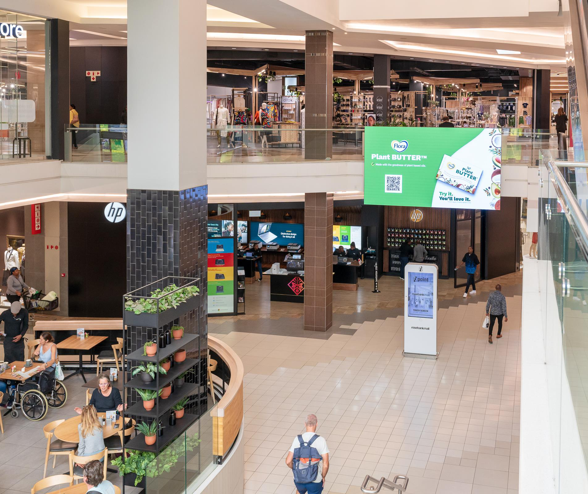 Rosebank Mall Digital digital screen Johannesburg