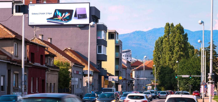 Digital Wall Screen, Selska Road (Tresnjevka), Zagreb, Croatia