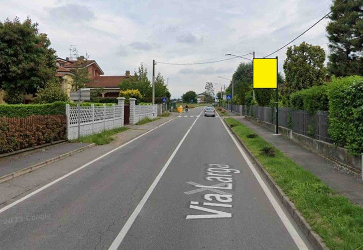 Billboard Via Larga 25 mt dopo Via Radice, Saronno, Italy