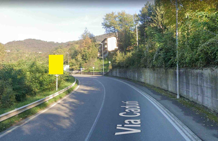 Billboard Via Caduti, Cene, Italy
