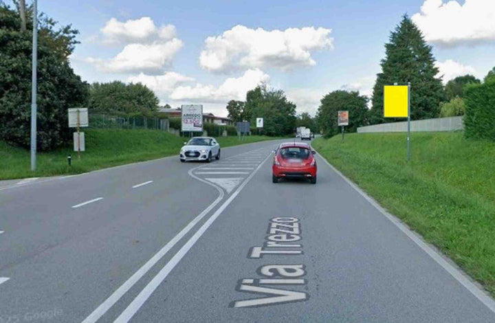 Billboard Via Trezzo 50 mt dopo Via Manin, Vimercate, Italy