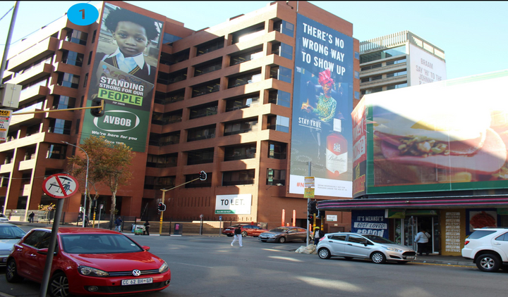 Braamfontein Wall Sign, Johannesburg