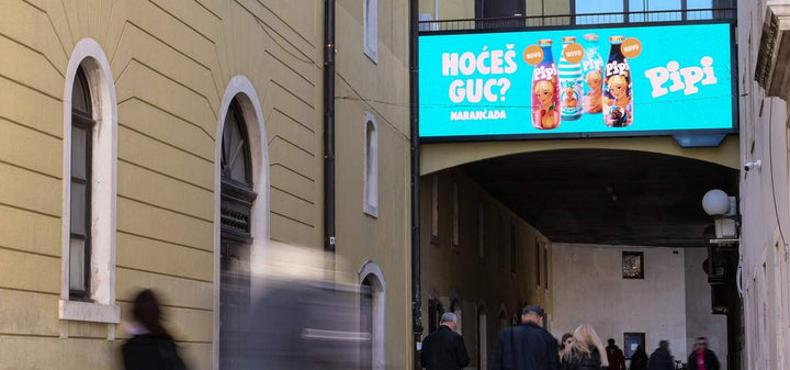 Digital Banner, Croatian National Theatre, Split, Croatia