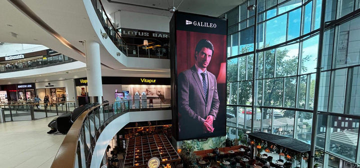 Mall Digital Elevator Screen, Avenue Mall, Zagreb, Croatia