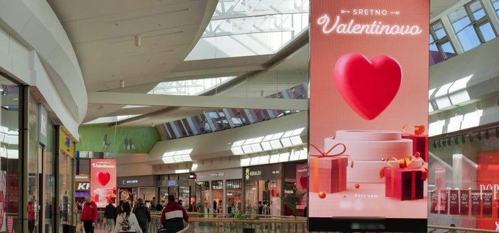Mall Digital Banners, Arena Centar, Zagreb, Croatia