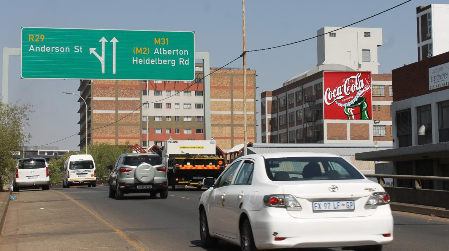 Hoofd billboard Johannesburg