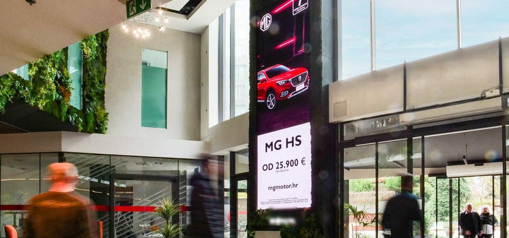 Mall Digital Banner, Green Gold, Zagreb, Croatia