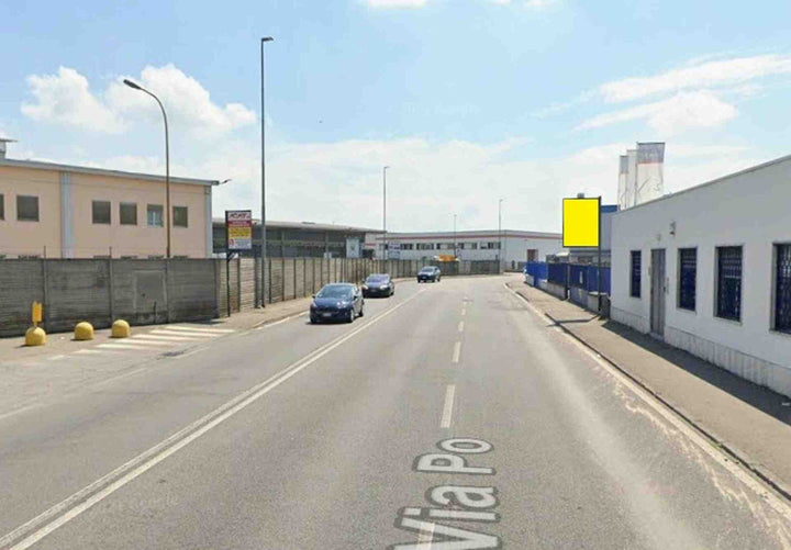 Billboard Via Po 35 mt dopo civico 26/28, San Giuliano Milanese, Italy