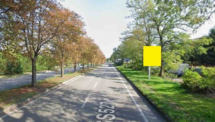 Billboard Vicolo Amendola 85 mt prima di Via Sicilia, Busto Arsizio, Italy