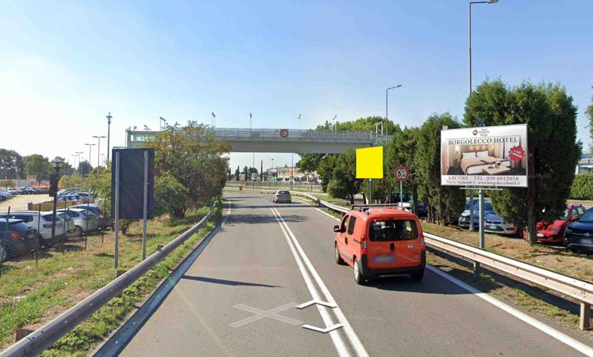 Billboard Via Camillo Olivetti, Agrate Brianza, Italy