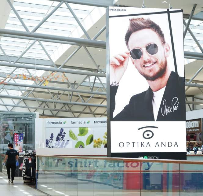 Mall Digital Banners, Supernova Zadar, Zadar, Croatia