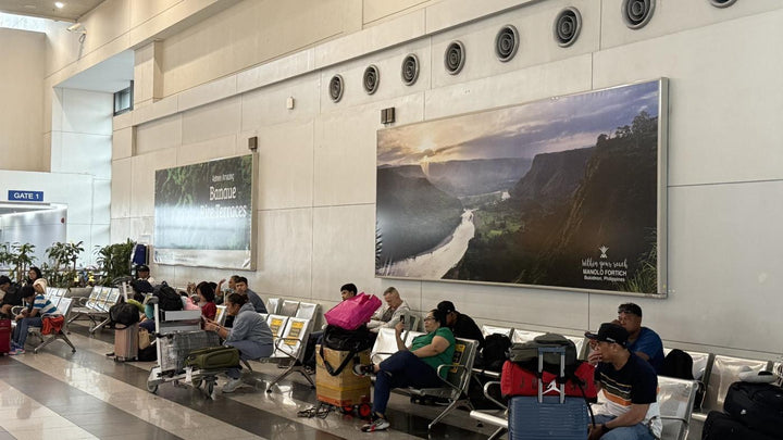 Airport Advertising - Lightboxes (Check-in Hall), NAIA Terminal 3, Manila Philippines