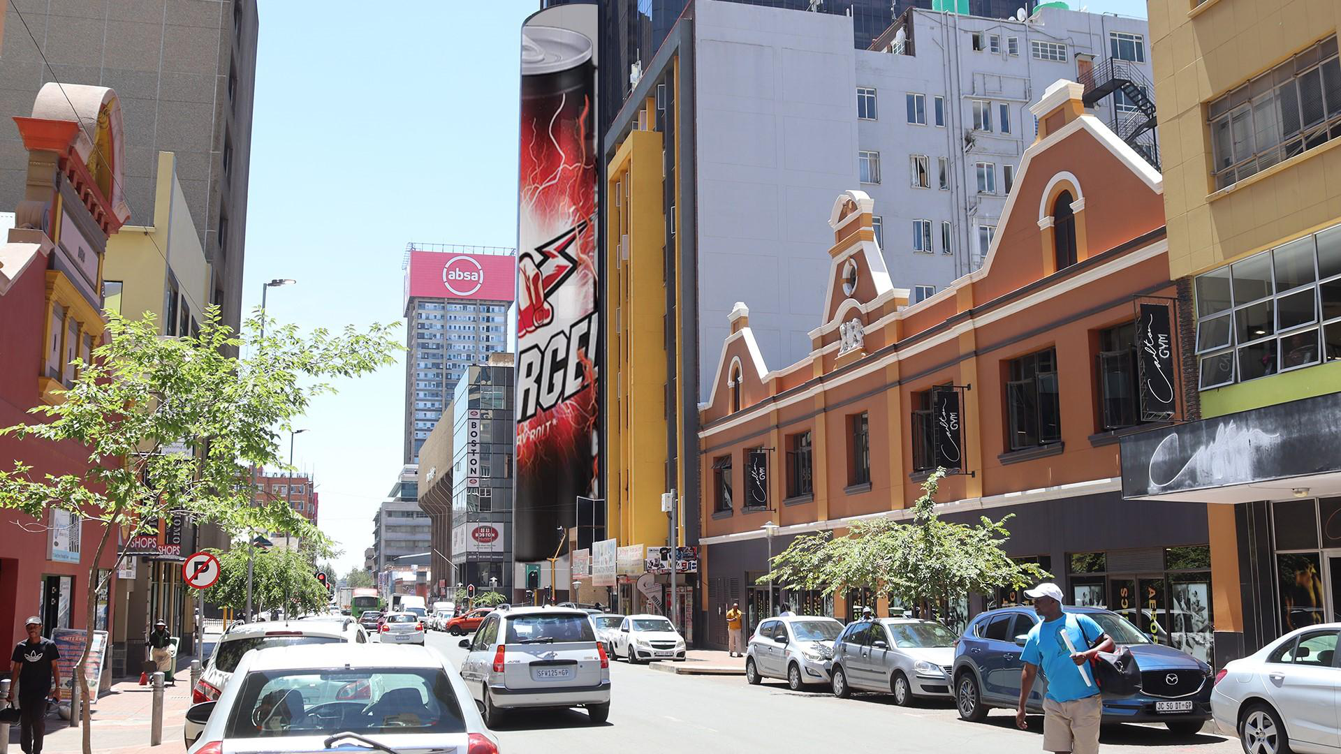 124 Main Street Pillar billboard Johannesburg