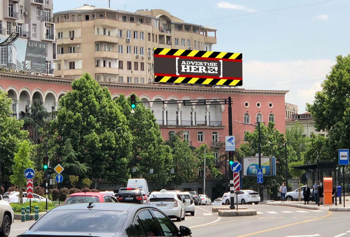 Rooftop Billboard (OOH), Kostava Street, Near Holiday Inn, Tbilisi, Georgia