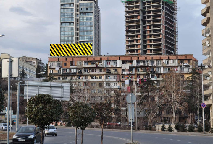 Rooftop Billboard (OOH), Tsintsadze Street, Tbilisi, Georgia