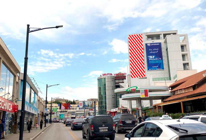 Wall-Mounted Billboard (OOH), Sheshelidze Street, Tbilisi, Georgia