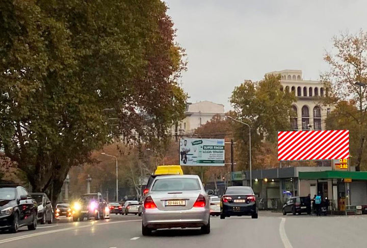 Rooftop Billboard (OOH), Right Embankement, Tbilisi, Georgia