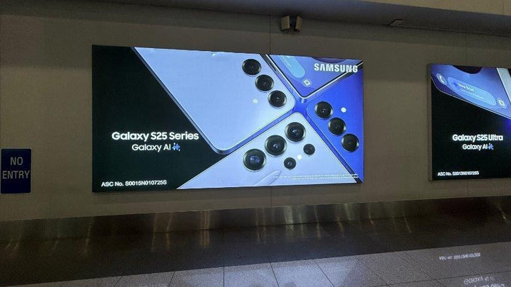 Airport Advertising - Lightboxes (Arrival Hall), NAIA Terminal 3, Manila Philippines