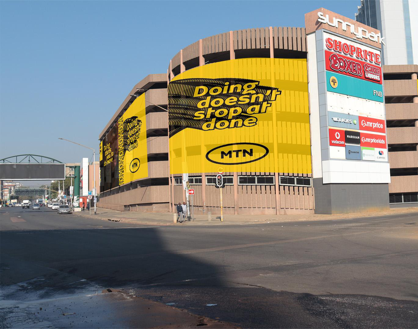 Sunnypark Mall Parkade Wrap Package billboard Pretoria
