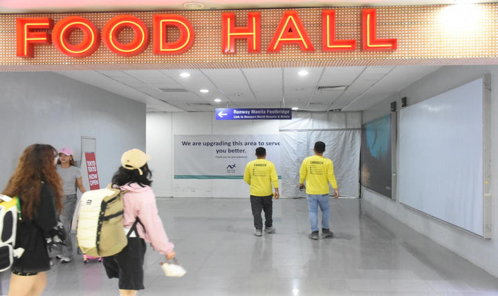 Airport Advertising - Lightboxes (Food Hall Entrance), NAIA Terminal 3, Manila Philippines