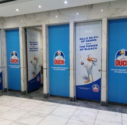 Eastgate Shopping Centre Washroom Door Media (Male), Johannesburg