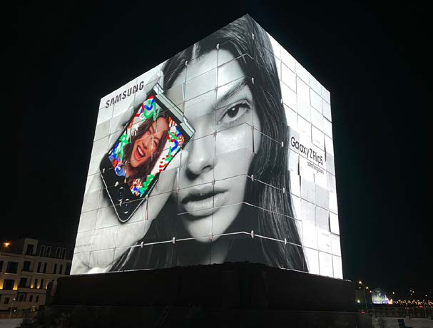 3D Cube Screen, Digital Square, Riyadh