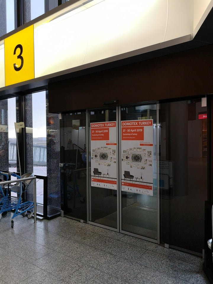 Passenger Bridge Door Stickers, Terminal B Gates (6 Doors), Hannover Airport