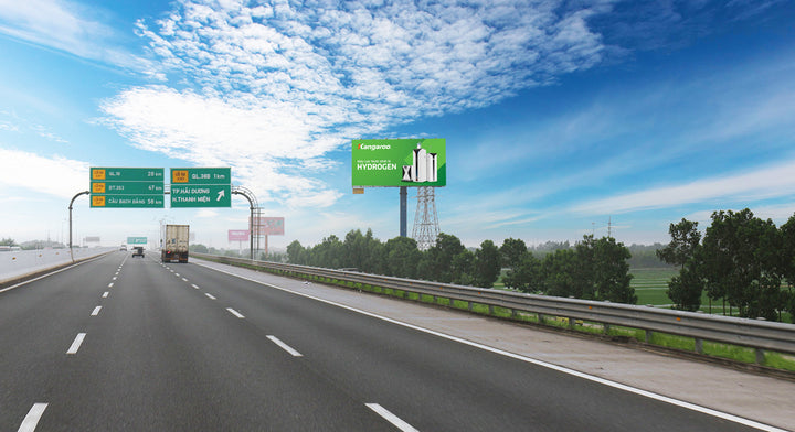 Pole Billboard, Km48 + 400 (P) expressway Hà Nội – Hải Phòng (CT5B), commune Gia Lộc, Haiphong