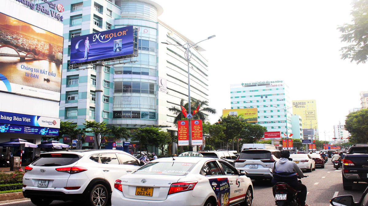 Pole Billboard, Position 1 tại grounds of building post office Đà Nẵng - 271 Nguyễn Văn Linh ( crossroads Nguyễn Văn Linh - Đỗ Qu, Da Nang