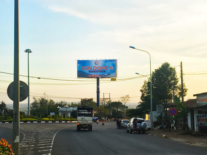 Pole Billboard, T-junction Hàm Rồng Gia Lai (Ngay roundabout giao nhau between QL14 and QL19), Gia Lai