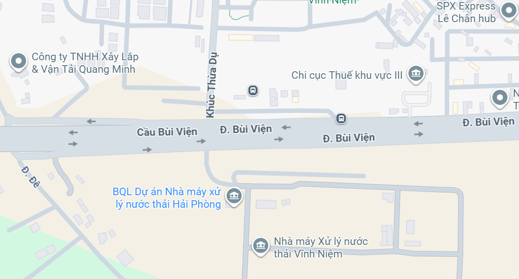VT1 - grounds of bus station Vĩnh Niệm - ward An Biên - TP Hải Phòng, Vietnam