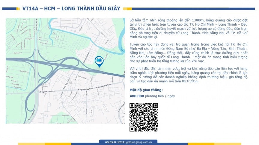 Pole Billboard, VT14A - HCM - Long Thành Dầu Giây, ward Phú Hữu, district 9, Ho Chi Minh City