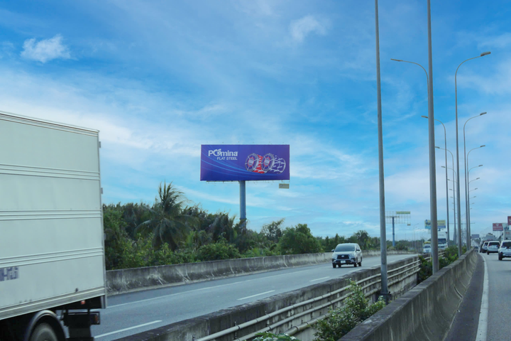 Pole Billboard, VT5, expressway Long Thành - Dầu Giây, bridge Long Thành, Dong Nai