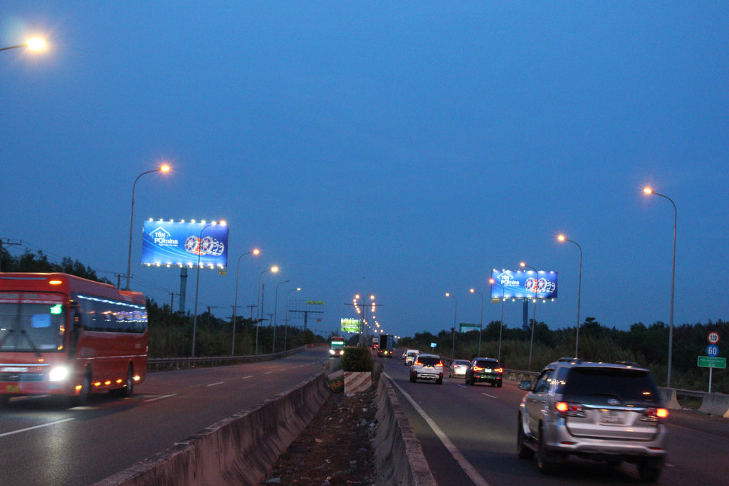 Pole Billboard, VT5, expressway Long Thành - Dầu Giây, bridge Long Thành, Dong Nai