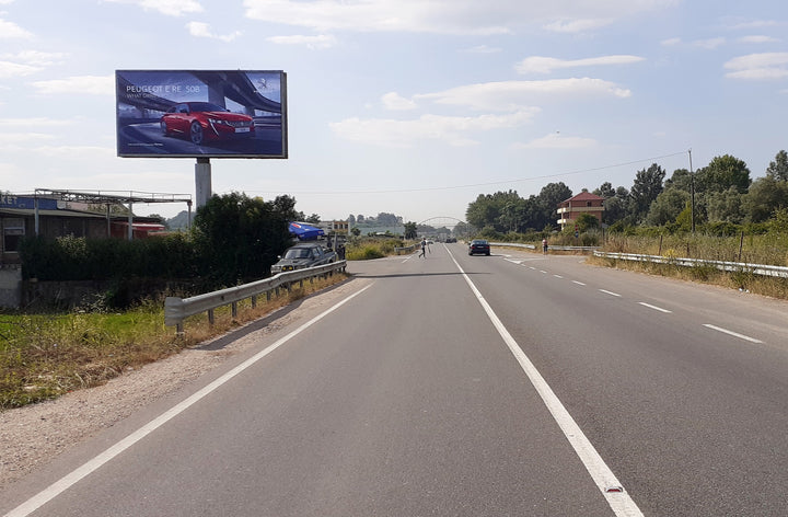 Rrogozhine Roundabout Highway Billboard, Rrogozhine