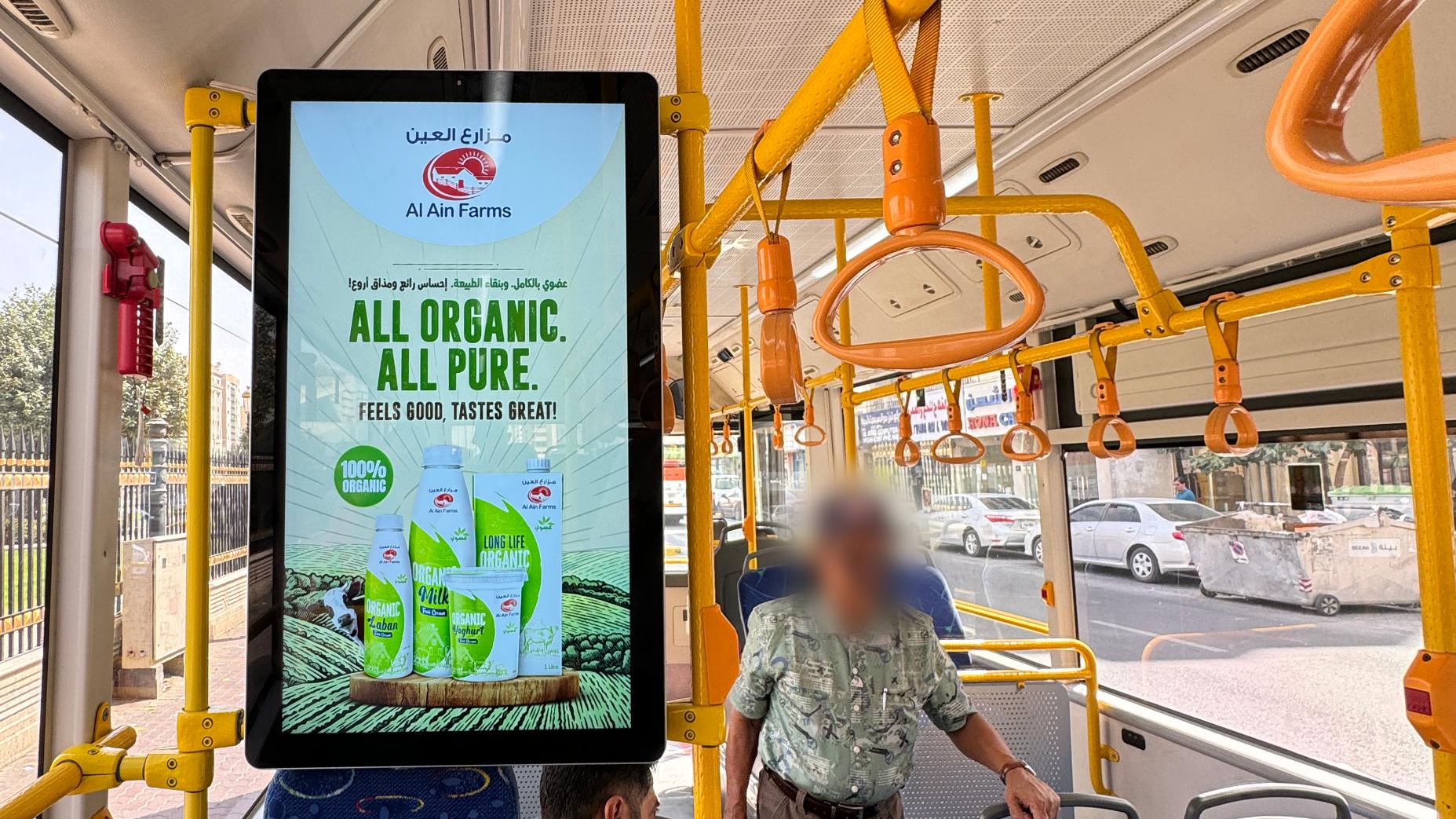 In-Bus Digital Screens, Dubai