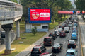 Semanggi digital led screen, Central Jakarta, Indonesia