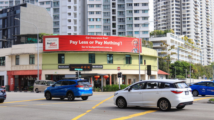 Lavender Trade Corridor Horizontal Backlit Billboard, Singapore
