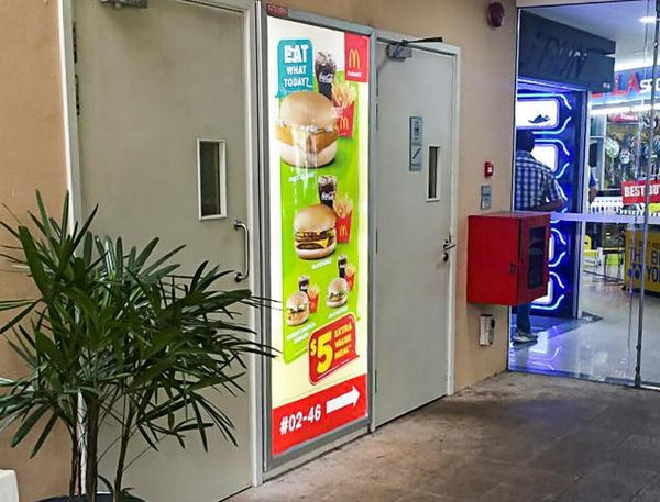 Queensway Shopping Centre Entrance Lightbox, Singapore