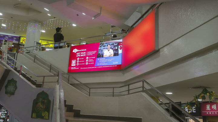 Queensway Shopping Centre Internal Lightbox, Singapore