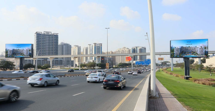 Sheikh Rashid Road Digital Billboards Duo, Dubai