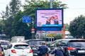 Simpang Pluit digital led screen, North Jakarta, Indonesia