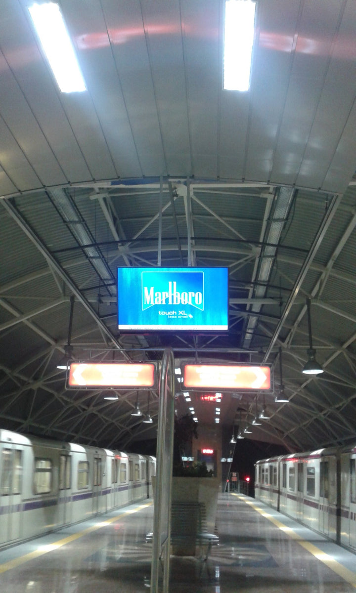 Sofia Metro Digital Screens, Airport Vassil Levski Station, Sofia