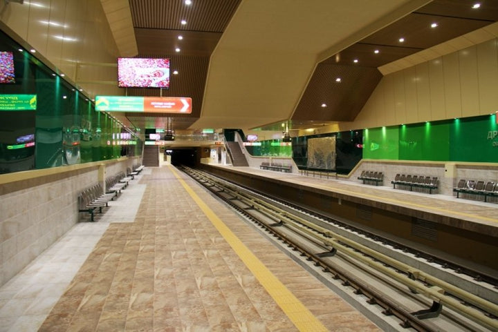 Sofia Metro Digital Screens, Druzhba Station, Sofia