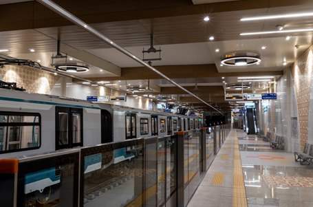 Sofia Metro Digital Screens, Patriarh Evtimiy Station, Sofia