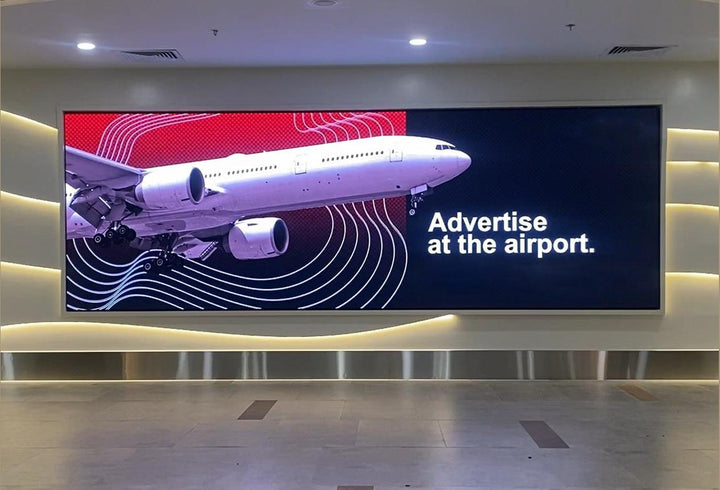 Airport Advertising - Food Hall LED Wall, NAIA Terminal 3, Manila Philippines